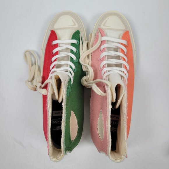 Converse Chuck 70 Hi Multi-Color Canvas Sneakers US Size Men's 8.5 Wo's 10.5 NWB - Picture 7 of 11